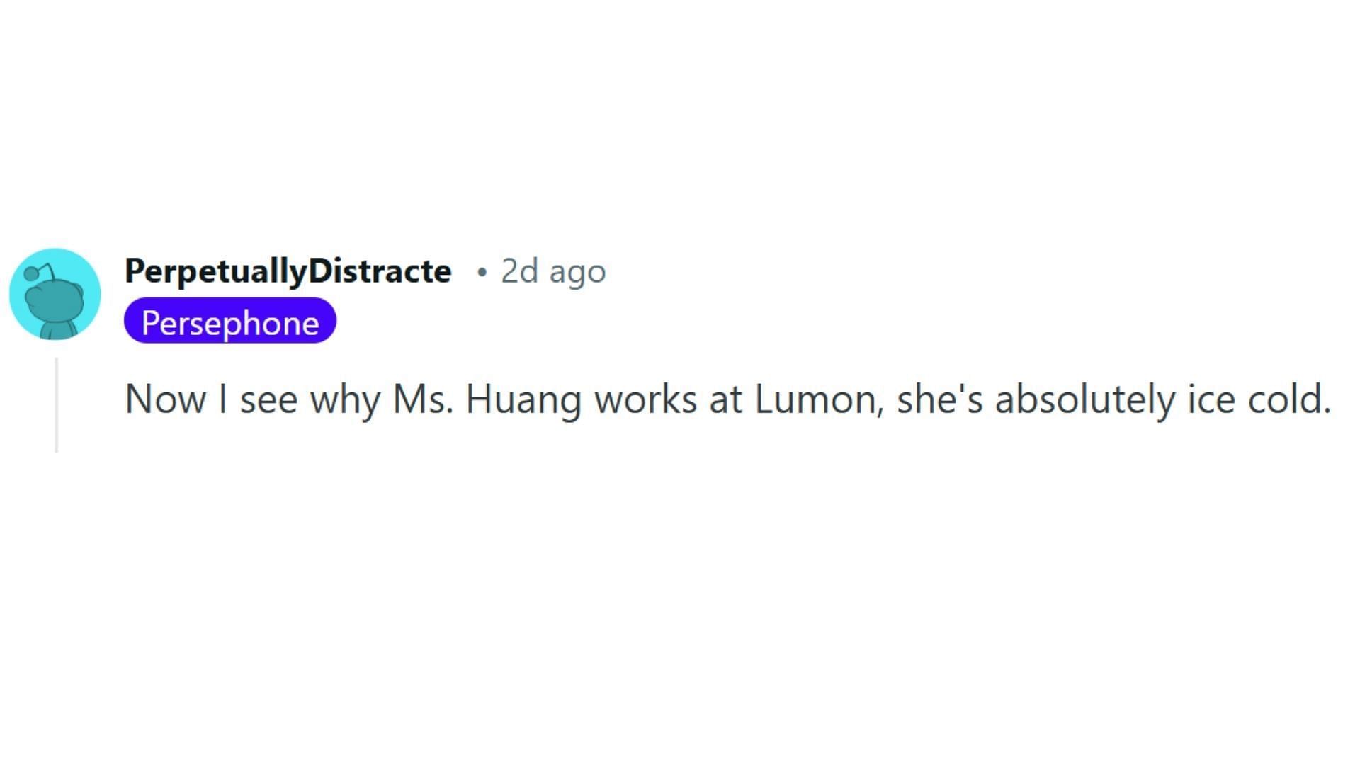 Severance fans are obsessed with this theory linking Miss Huang&rsquo;s job to Gemma&rsquo;s death (Image Via PerpetuallyDistracte Reddit)