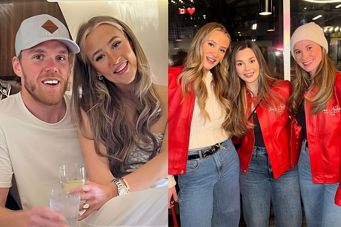 In Photos: Connor McDavid, Brayden Point and Mark Stone's wives cheer on Team Canada at 4 Nations Face-Off matchup against Sweden
