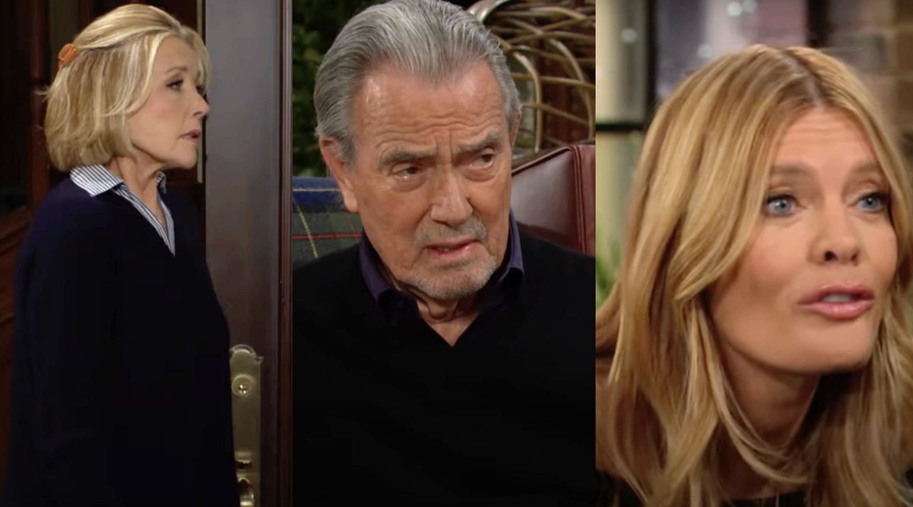 A still of the characters from the soap opera. (All images via CBS)