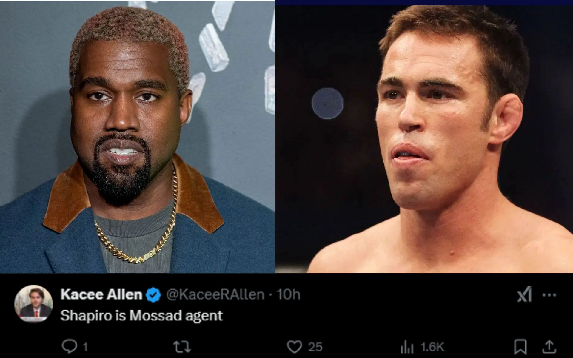 Fans react to Jake Shields (right) take on Kanye West