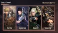 It all begins with the original four classes on Black Desert's Hardcore servers (Image via Pearl Abyss)
