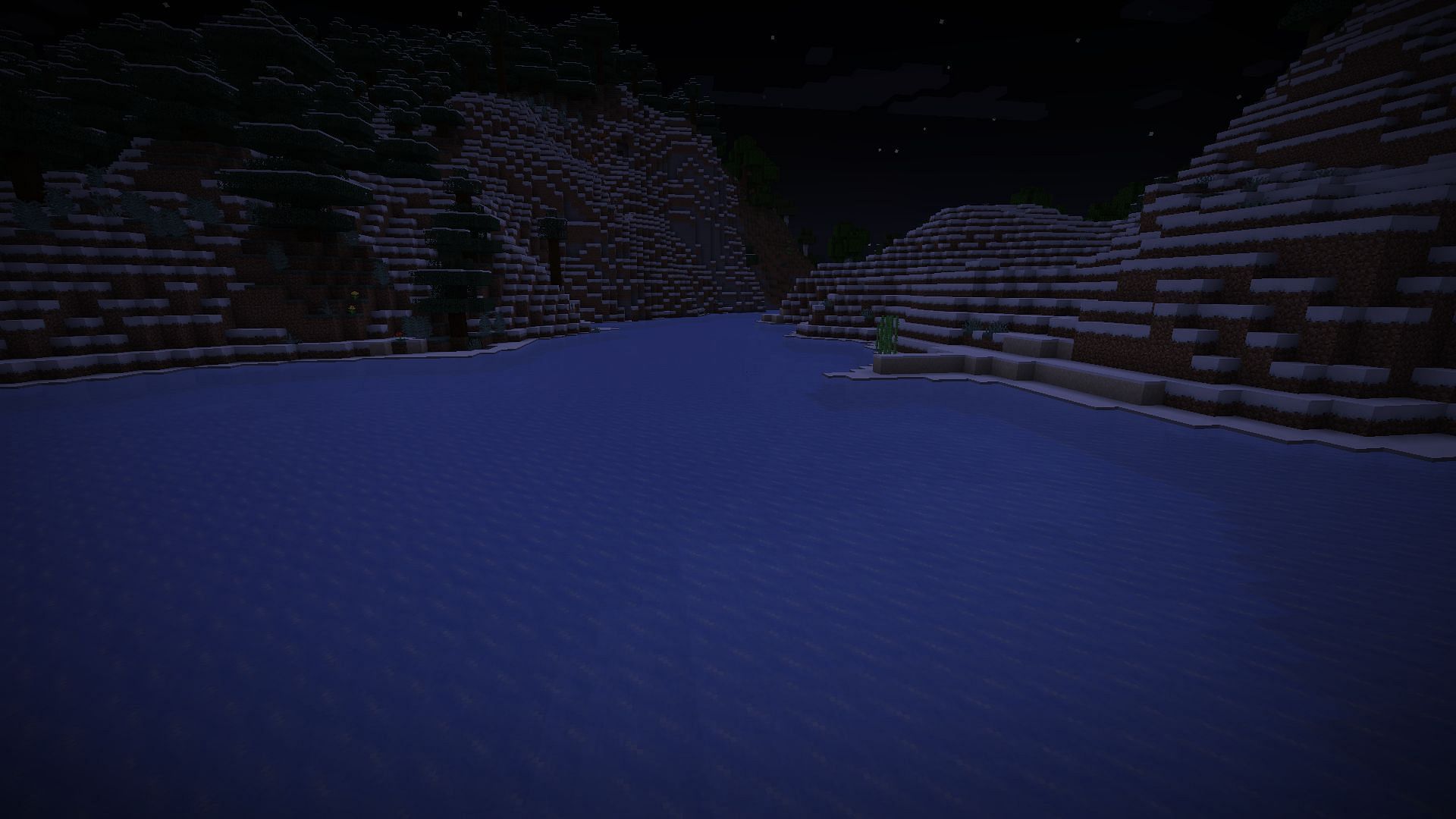 Frozen rivers are so much fun (Image via Mojang Studios)