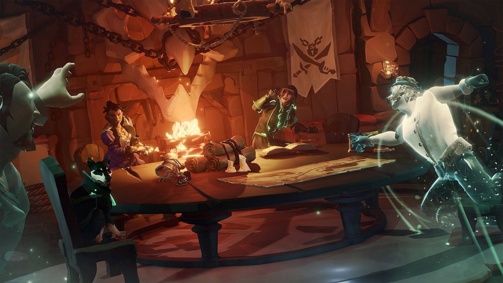 Official promo art of Sea of Thieves (Image via Xbox Game Studios)