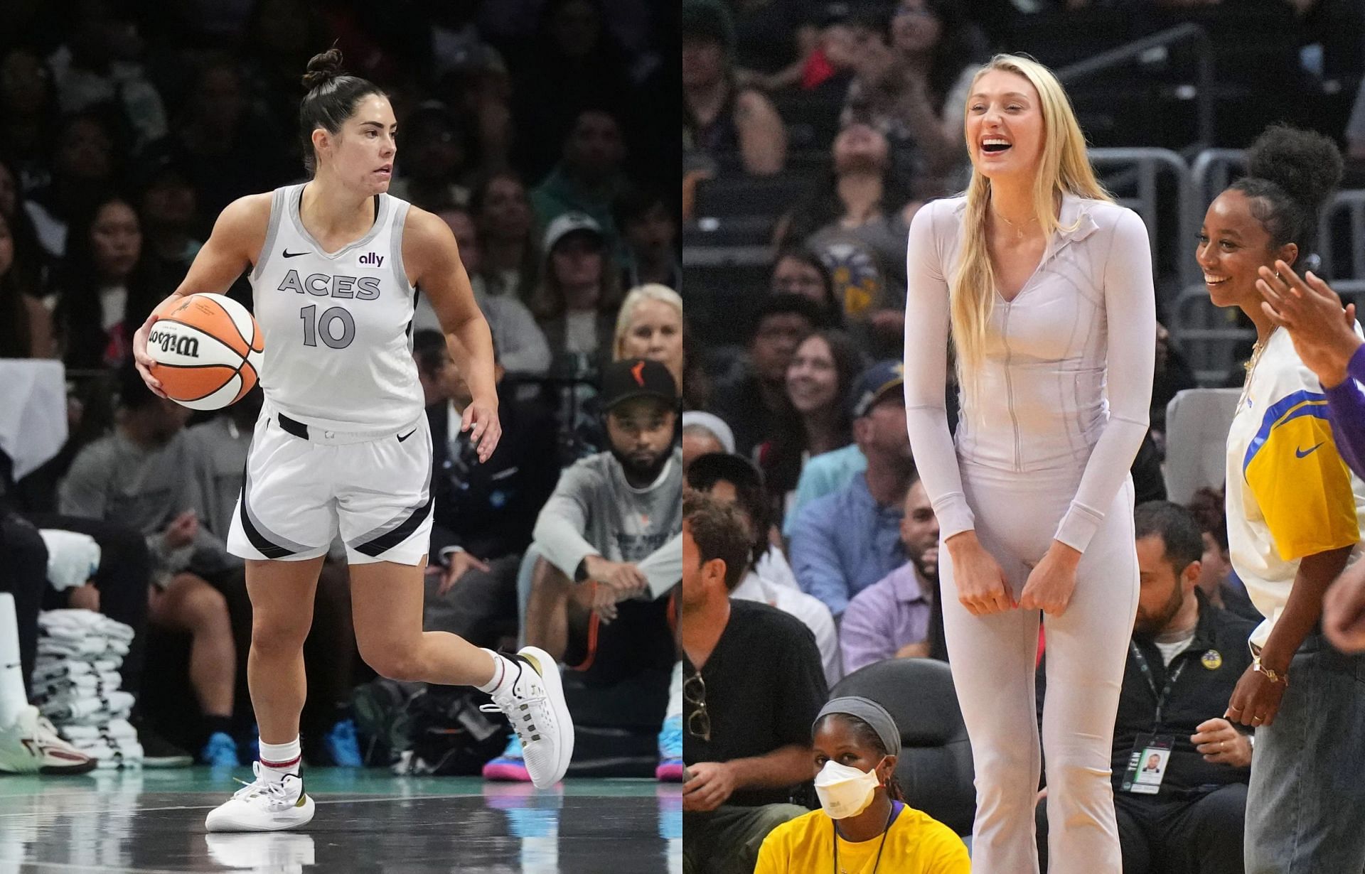 Cameron Brink reacts in 3-words to new teammate Kelsey Plum