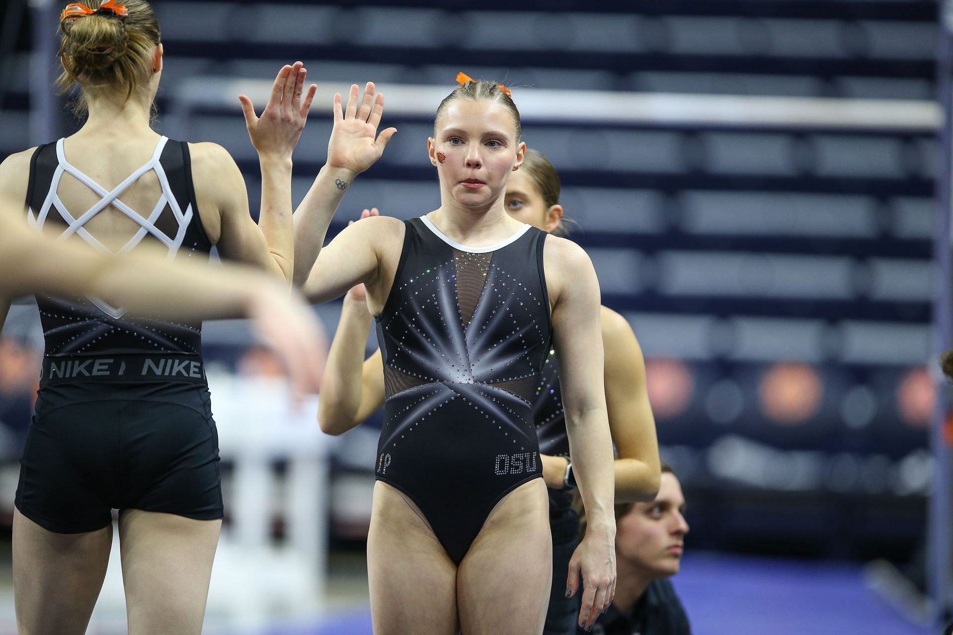 Jade Carey on her routine before the gymnastics competitions [Image Source : Getty]