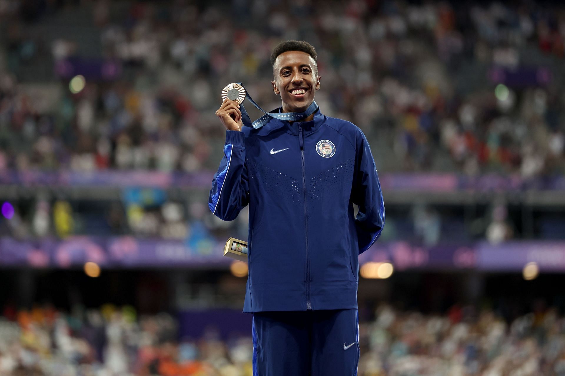 Nuguse at the Paris Olympics (Image Source: Getty)