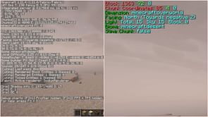 This Minecraft mod lets you customize Java Edition's F3 debug screen