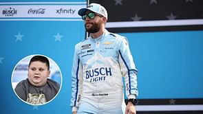 Ross Chastain takes a pre-race picture with 1,000,000+ followed IG and social media star ‘The Rizzler’