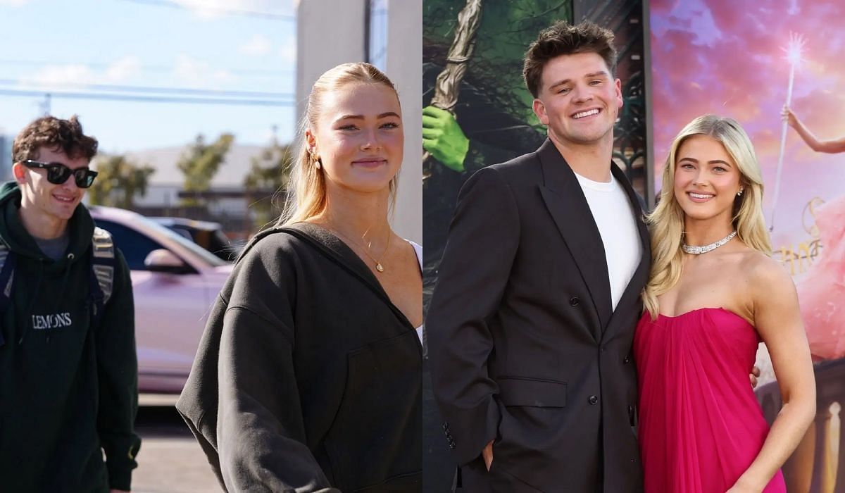 Stephen Nedoroscik, his dance partner,, Rylee Arnold, and her boyfriend, Walker Lyons- Source: Getty