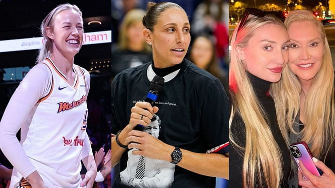 "Oh sh*t": Fever's Sophie Cunningham and Cameron Brink’s mom burst into laughter at Diana Taurasi’s hilarious postgame moments