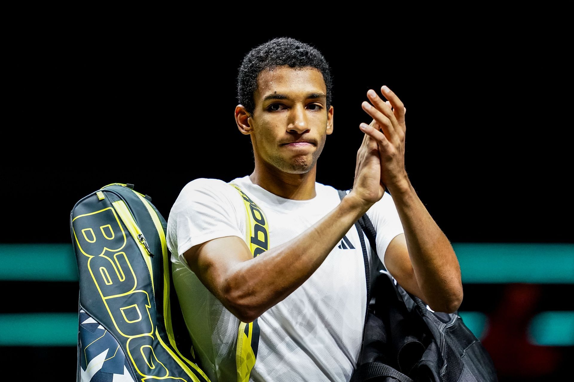 Felix Auger-Aliassime pictured at the 2025 ABN AMRO Open - Image Source: Getty