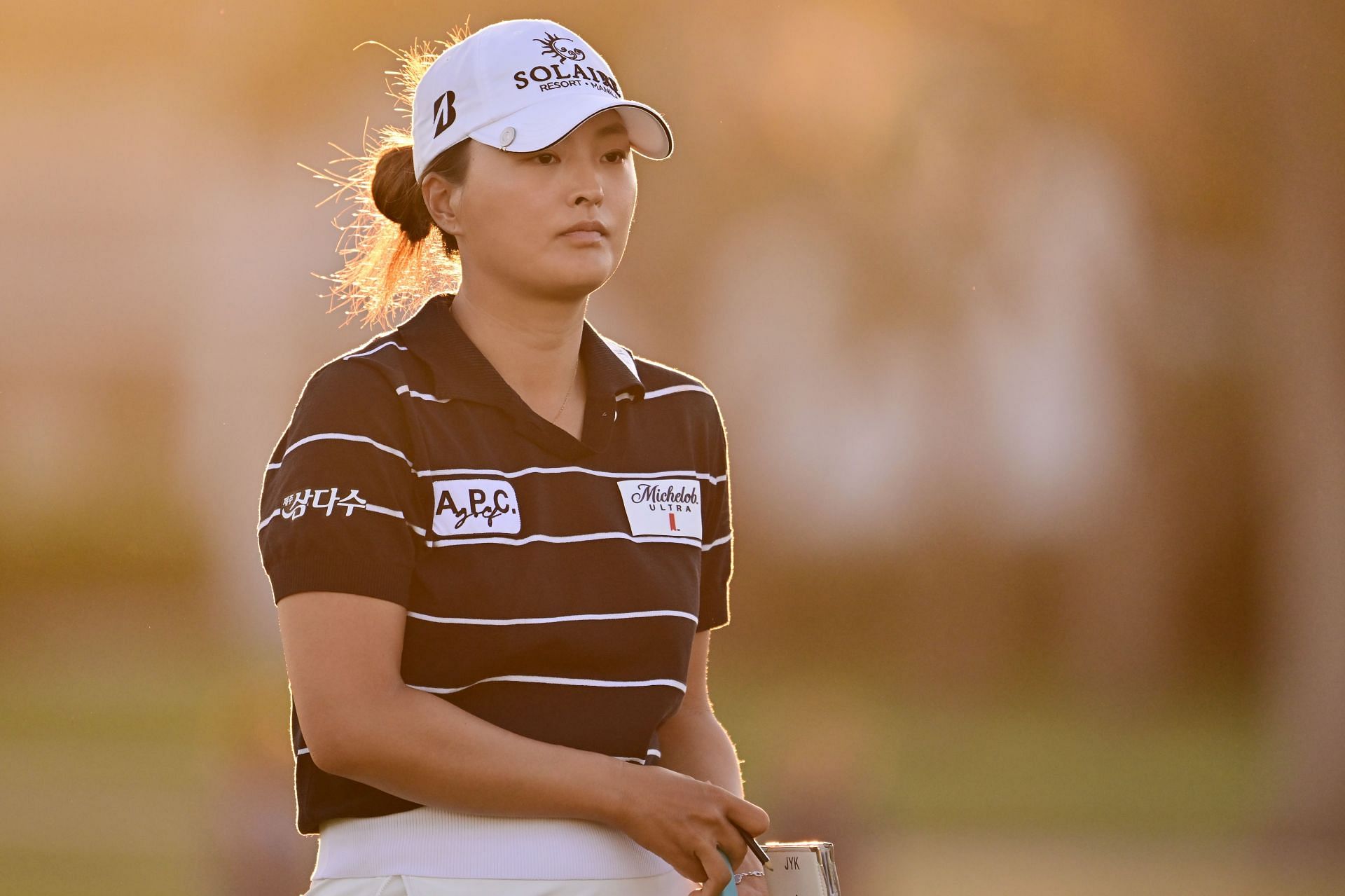 Jin Young Ko leads the 2025 Founders Cup after two rounds (Image via Getty).