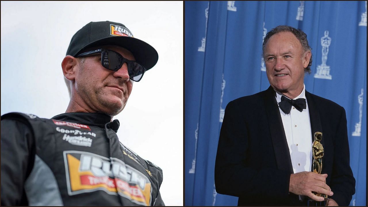 In Picture: Clint Bowyer and late Gene Hackman. Credit: Getty Images