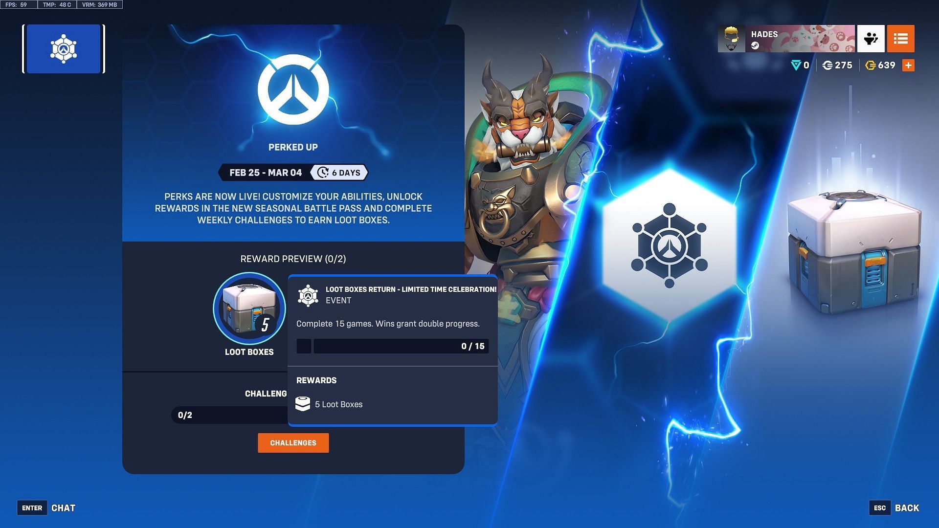 Participating in Limited-time Events (Image via Blizzard Entertainment)