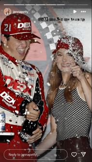 Jenna Petty's Instagram story. Source: Instagram, @jennapetty