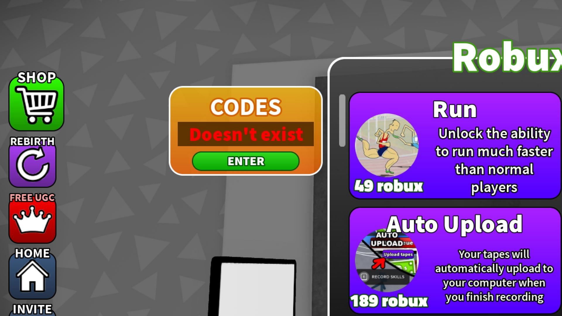 Become a Basketball Star to Prove Mom Wrong invalid code issue (Image via Roblox)