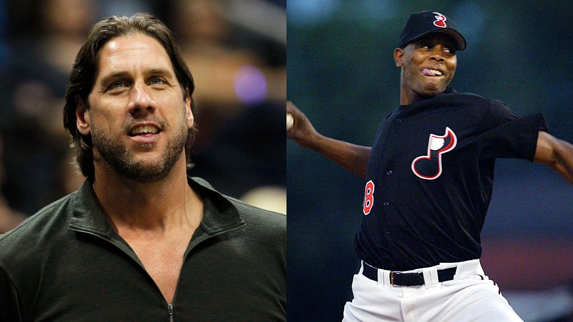 Patrick Mahomes Sr. has an altercation with John Rocker. Source - Imagn