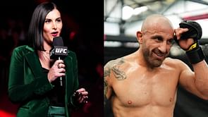 UFC presenter Megan Olivi hypes up Alexander Volkanovski's comeback fight in Miami