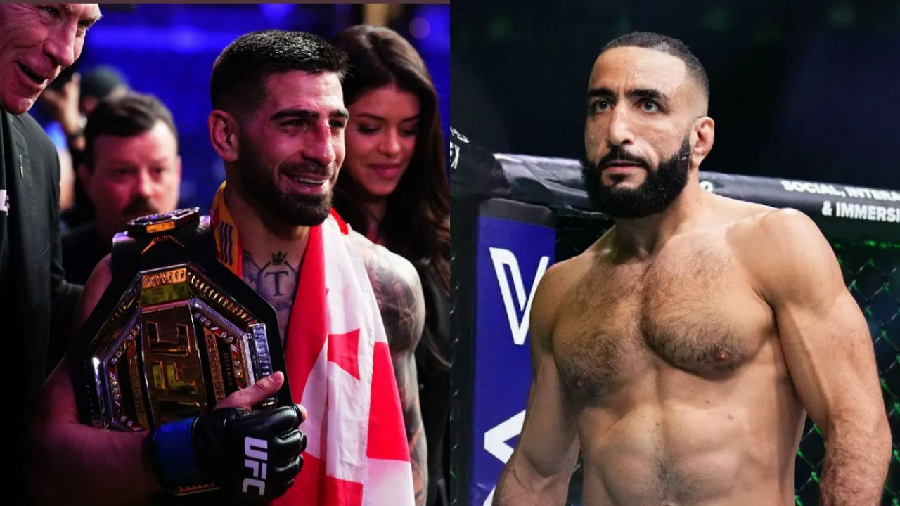 “Was the risk worth the reward?” - Belal Muhammad raises intriguing question about Ilia Topuria giving up featherweight title for lightweight move