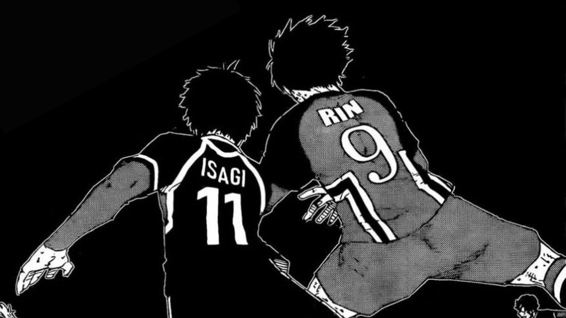 Yoichi Isagi and Rin Itoshi as seen in the manga (Image via Kodansha)