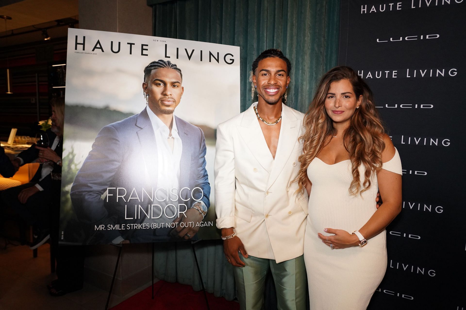 Haute Living Celebrates Cover Star Francisco Lindor Together With Lucid Motors At Zucca Miami - Source: Getty