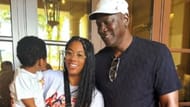 Michael Jordan with Jasmine Jordan and Rakeem Michael Christmas - Source: Instagram