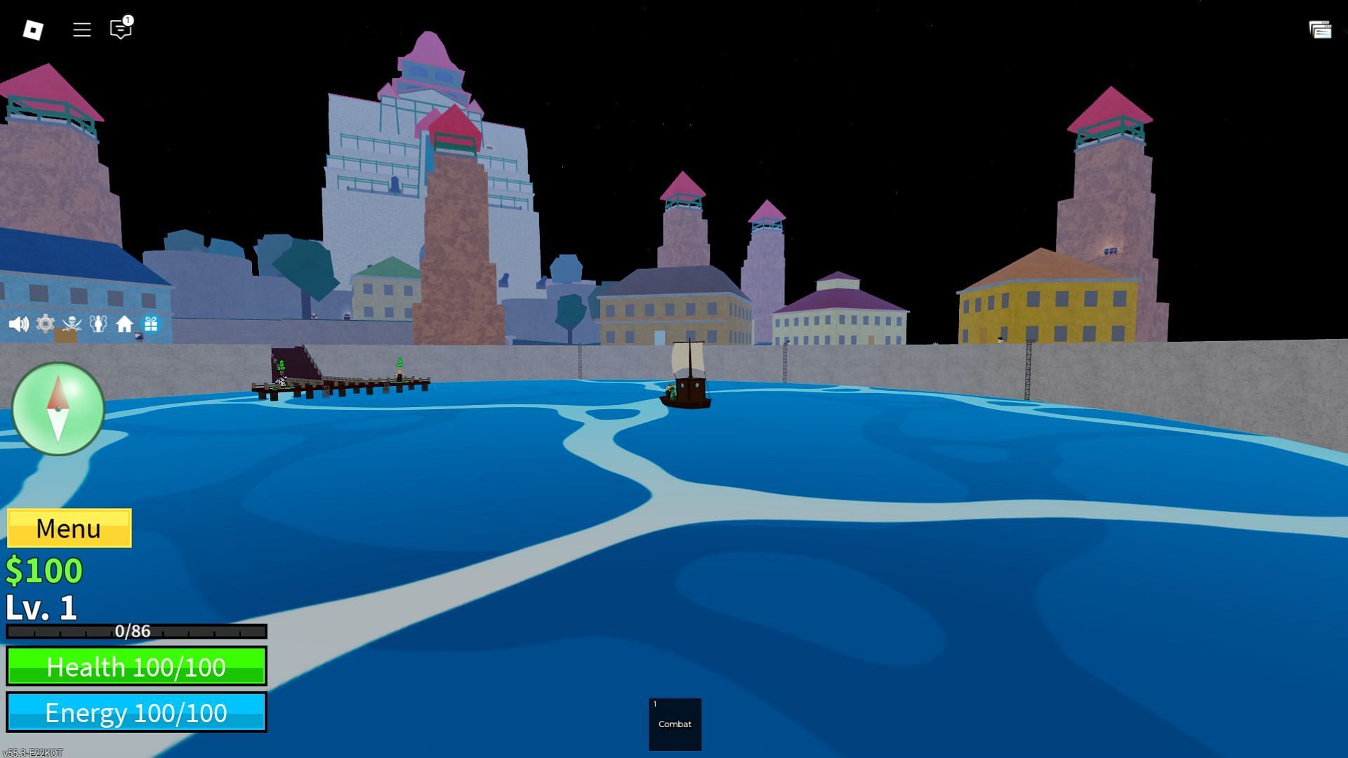 Greybeard spawns in the Marine Fortress (Image via Roblox)