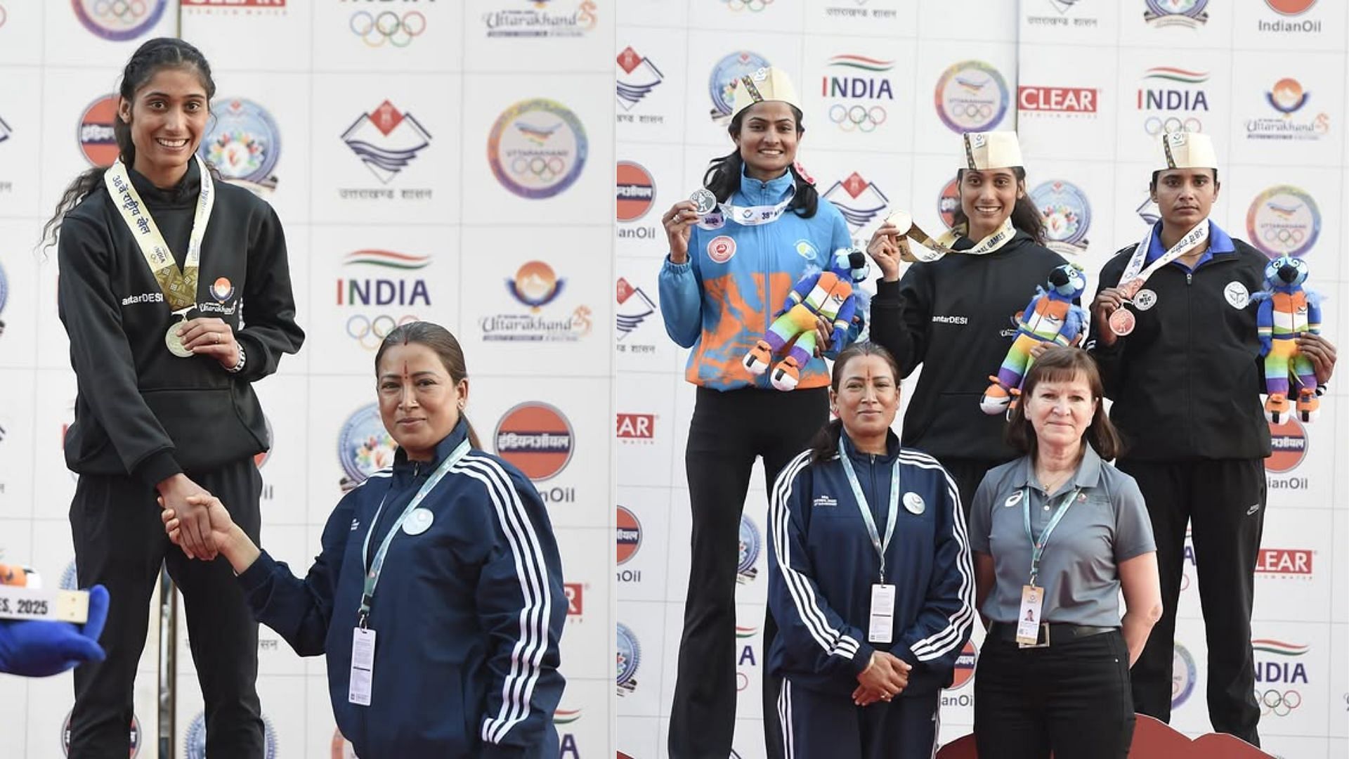 National Games 2025 Athletics: Ankita Dhyani strikes gold in 3000m steeplechase after Paris 2024 setback (Image via UK Sports Dept/IG)