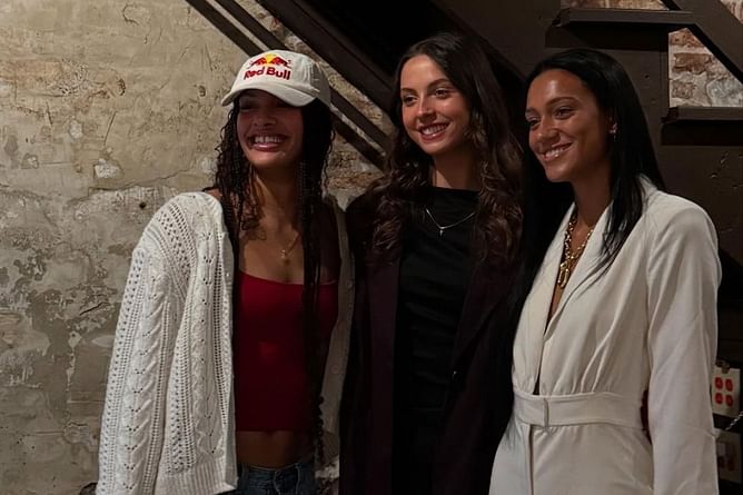 Harper Murray and Merritt Beason drops adorable reaction on recent trip together with LOVB player Olivia Babcock