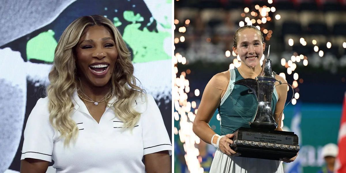 Serena Williams (left), Mirra Andreeva (right), Sources: Getty