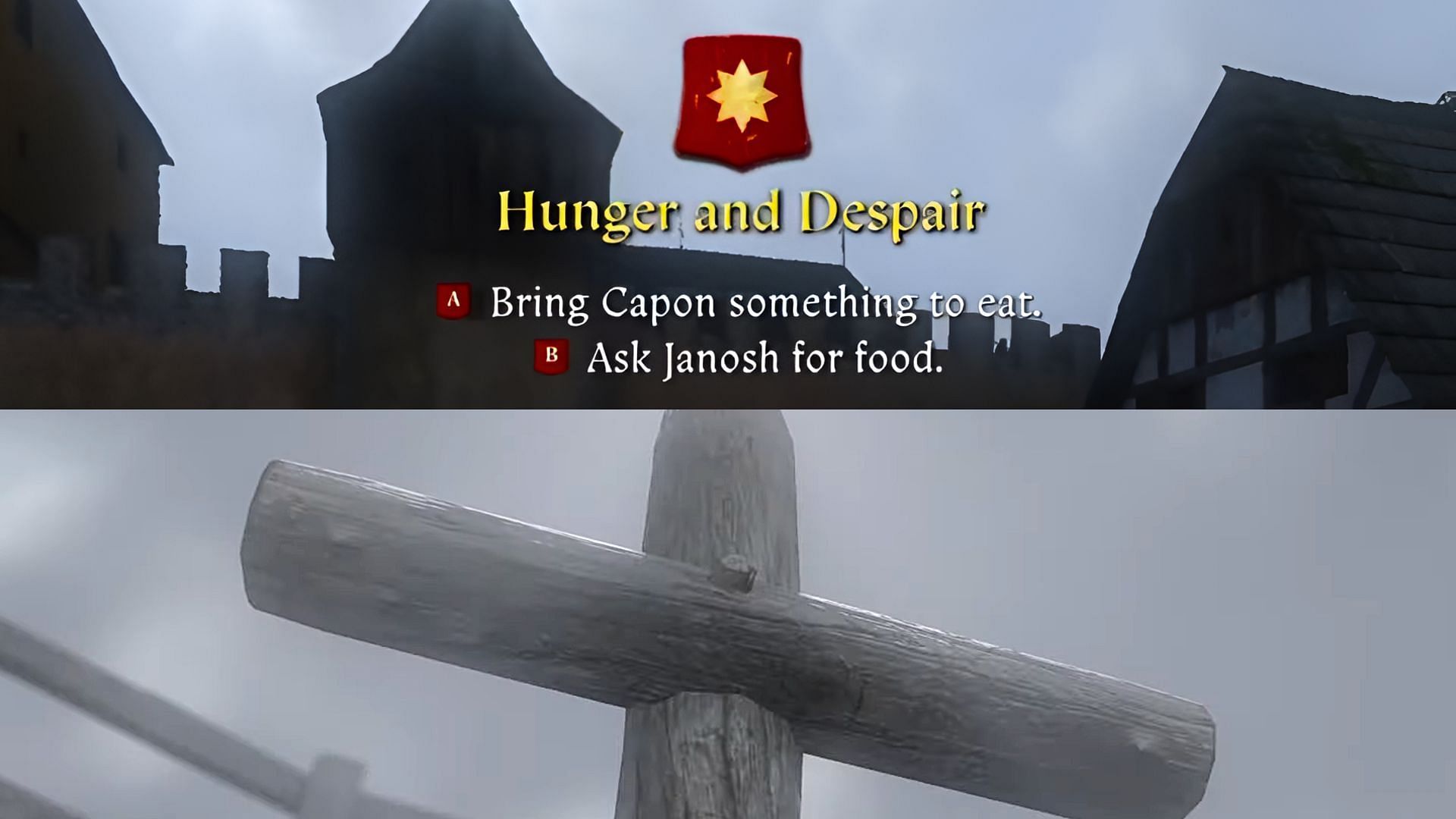 Glimpses from Hunger and Despair main quest in Kingdom Come Deliverance 2 (Image via Deep Silver)