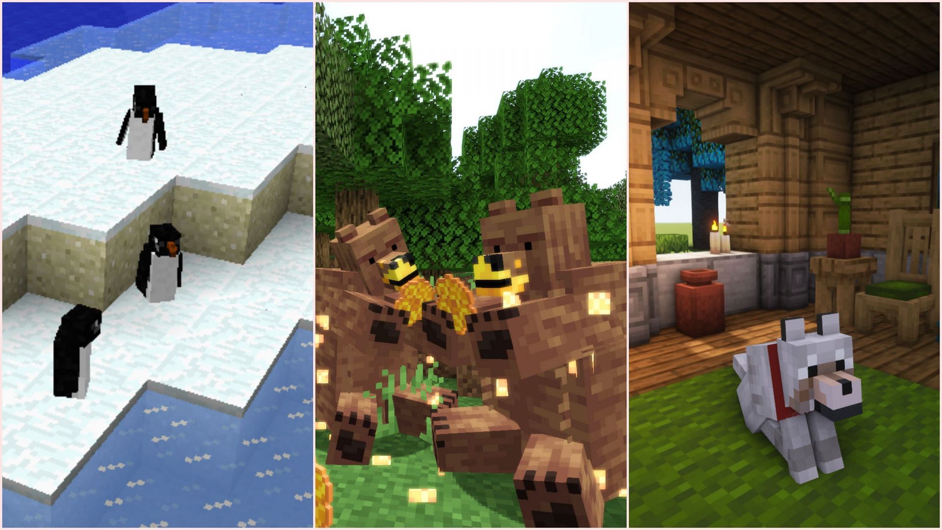 There are many cute mods for Minecraft (Images via CurseForge || Mojang Studios)