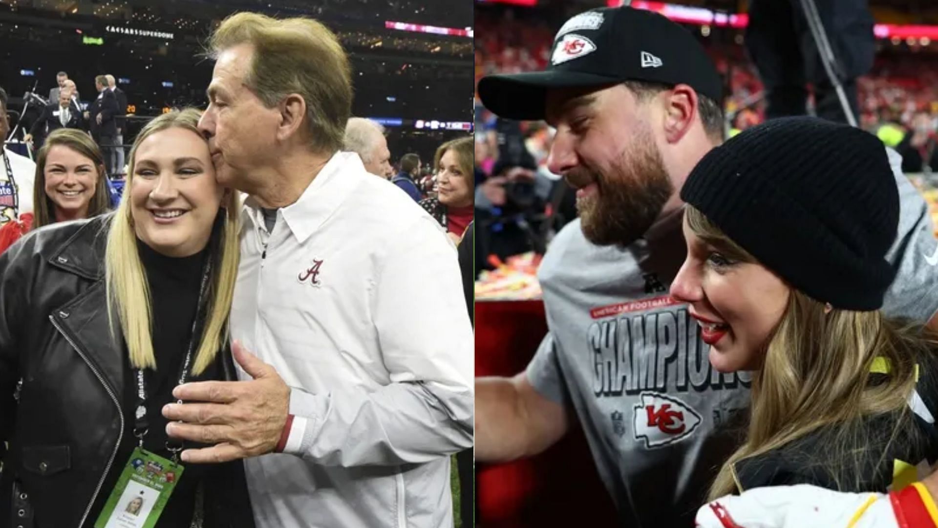 Nick &amp; Kristen Saban and Travis Kelce &amp; Taylor Swift