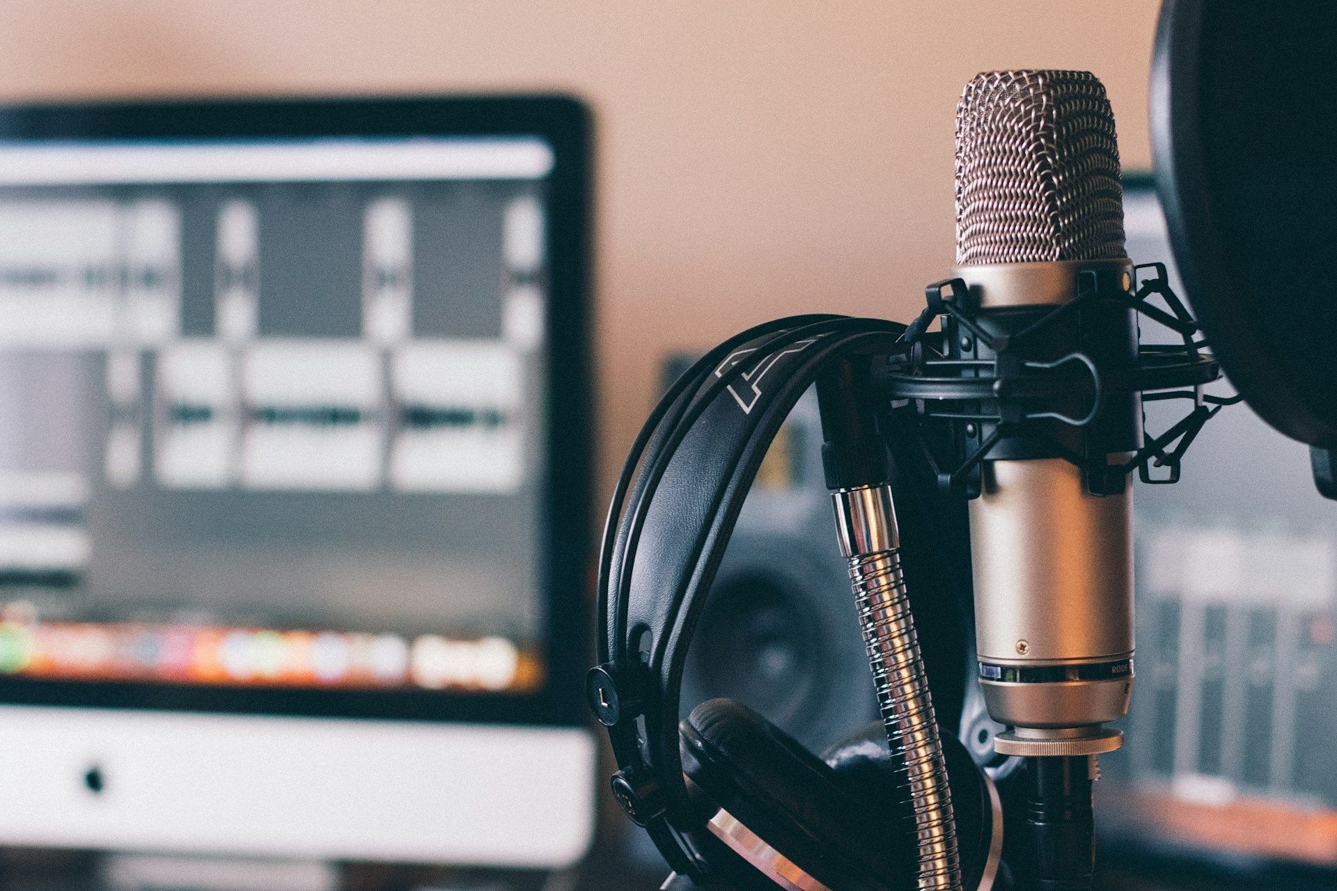 A representative image of a radio station. (Image via Unsplash)