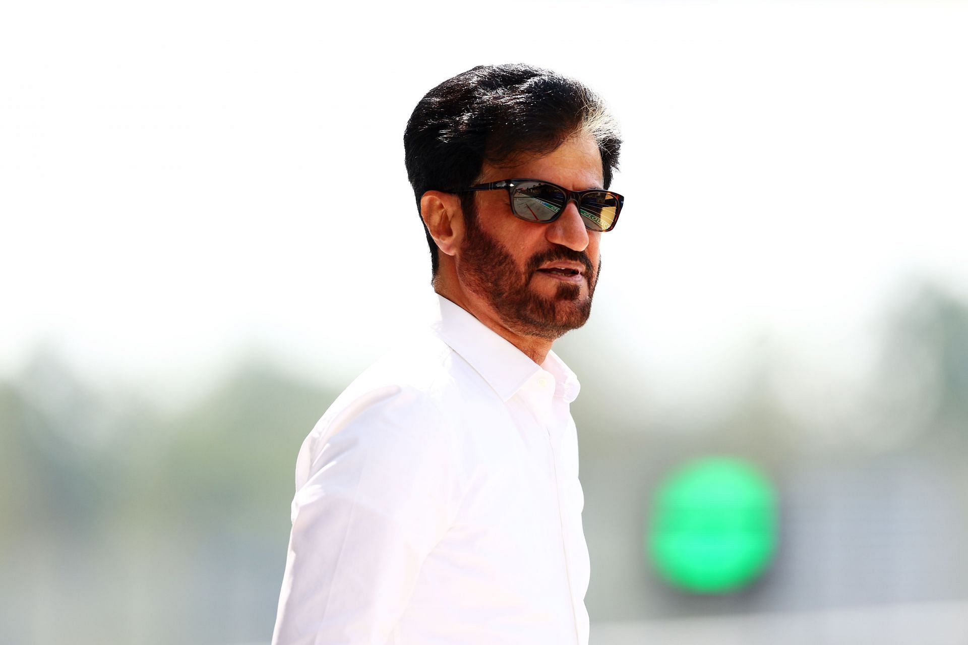 Mohammed ben Sulayem, FIA President, in the Paddock during final practice ahead of the F1 Grand Prix of Italy - Source: Getty