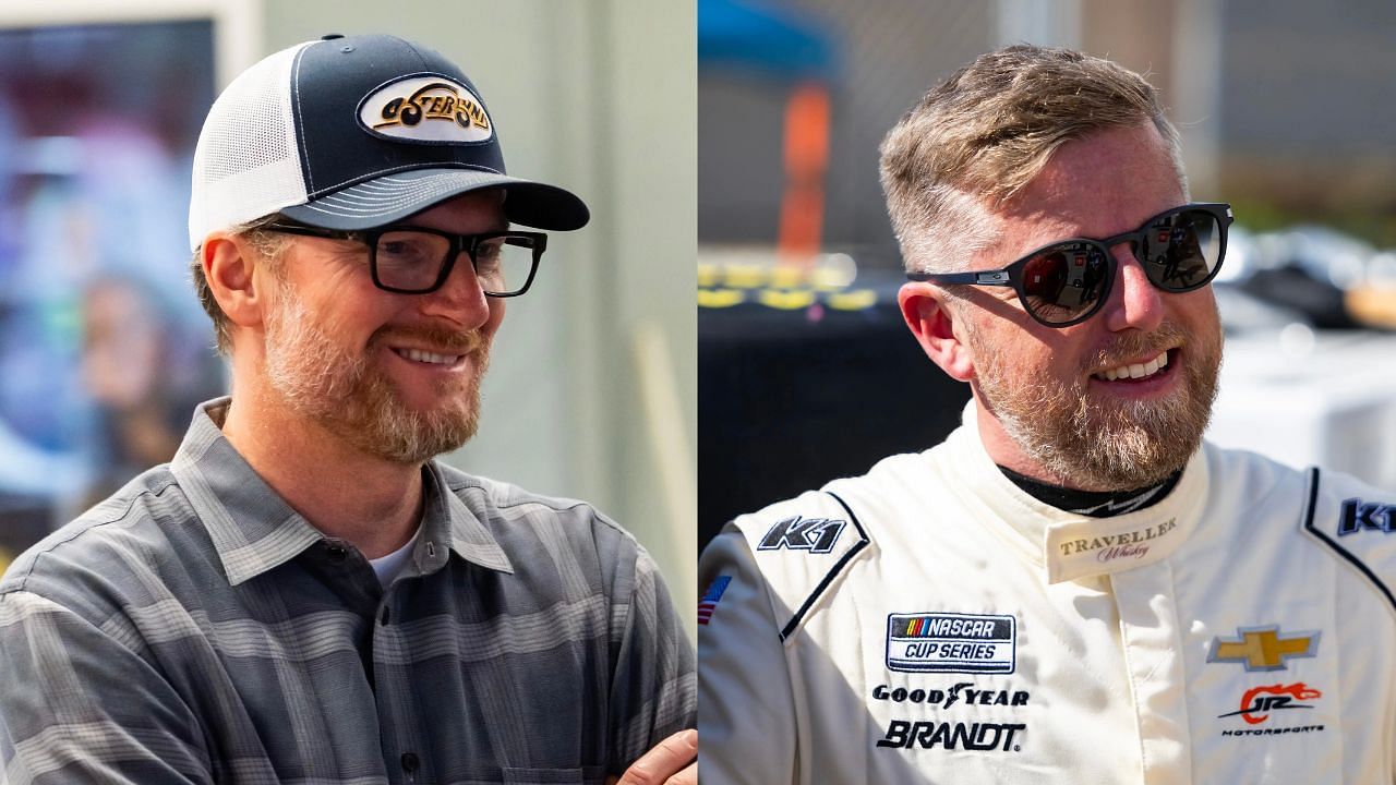 Dale Earnhardt Jr. and Justin Allgaier