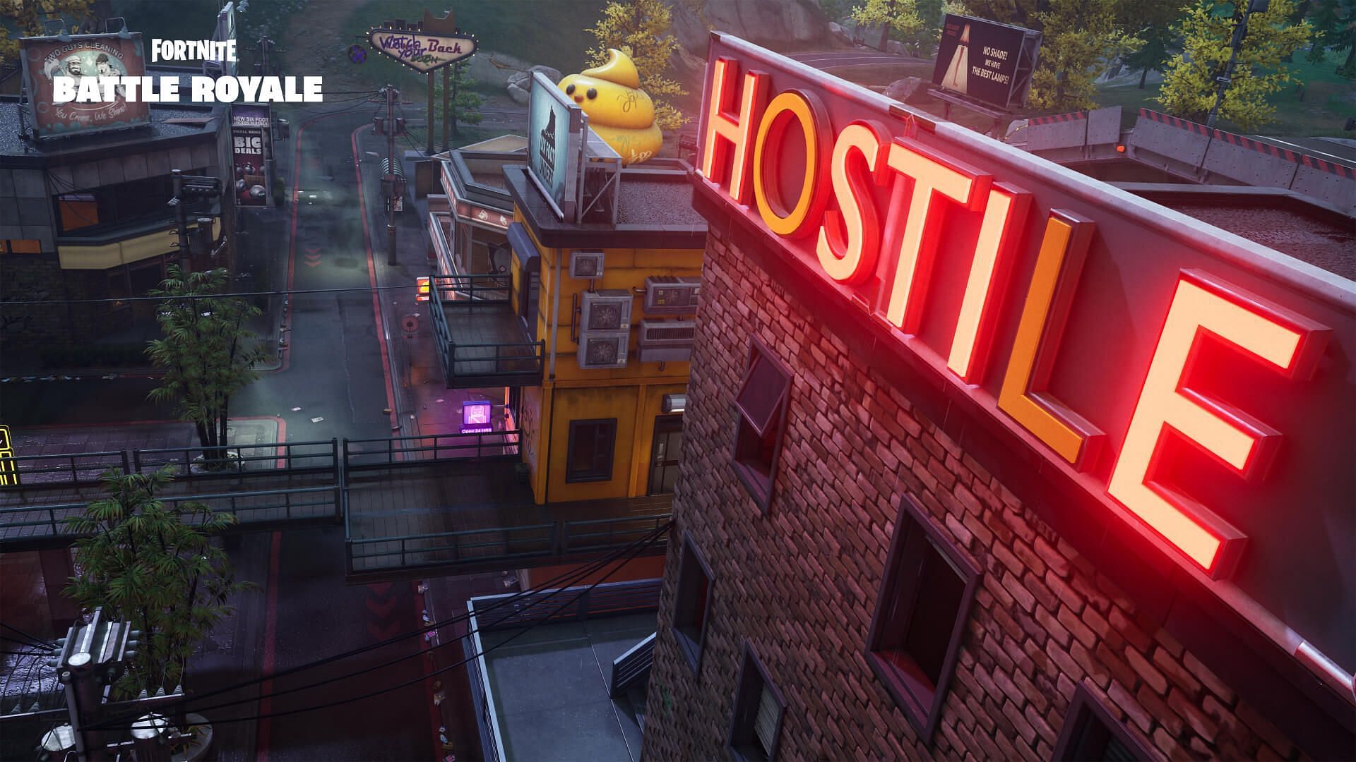 Crime City in Fortnite Chapter 6 Season 2 (Image via Epic Games)