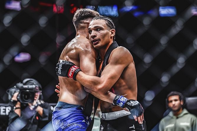“I’m happy” - Kade Ruotolo takes third straight MMA win at ONE 171 with quick finish of Nicolas Vigna
