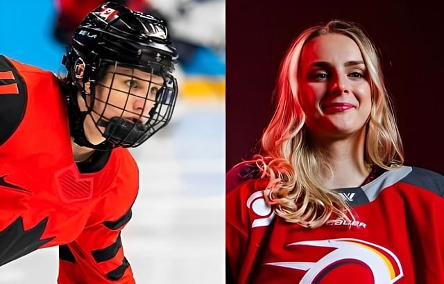 Jill Saulnier and Tereza Vanisova engage in first-ever PWHL fight (Image Credit: Instagram: @jill.saulnier, @tereza_vanisova)