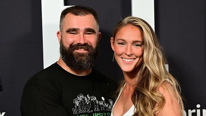 Jason Kelce's wife Kylie revisits 'very romantic' wedding proposal memory with ex-Eagles star