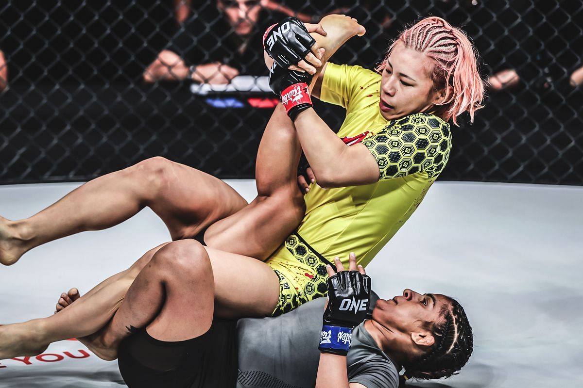 Ayaka Miura and Ritu Phogat - Photo by ONE Championship