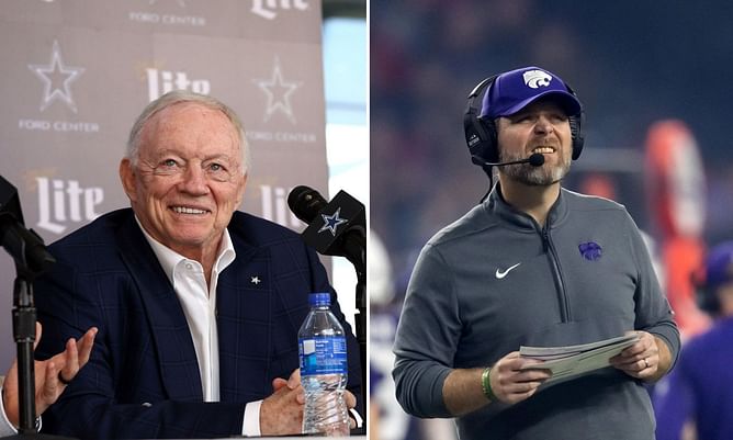 Jerry Jones' Cowboys look at Kansas State OC to fill gap in coaching staff: Report