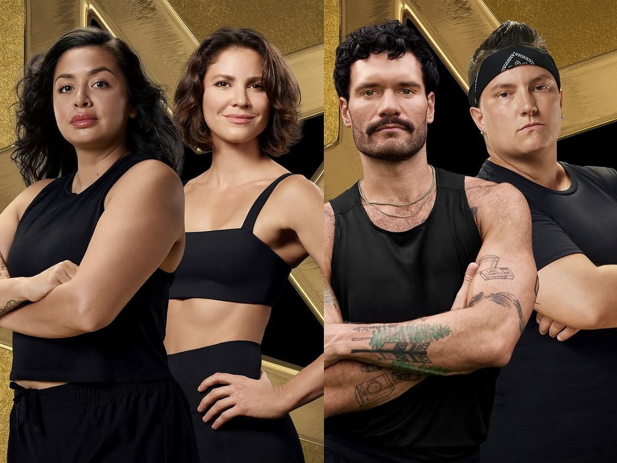 Sylia and KellyAnne, and Frank and Sam from The Challenge: All Stars 5 (Image via Instagram/@thechallenge)