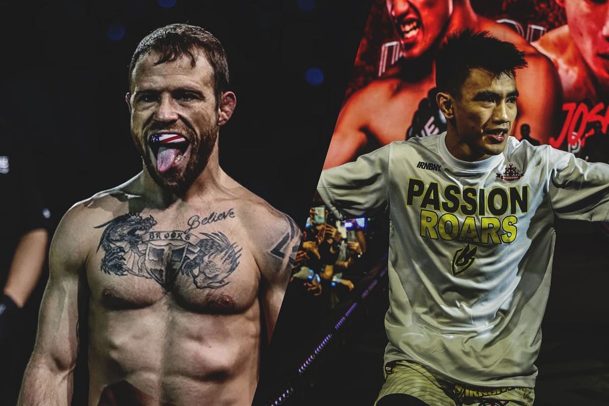 Jarred Brooks (left) and Joshua Pacio (right) | Image credit: ONE Championship