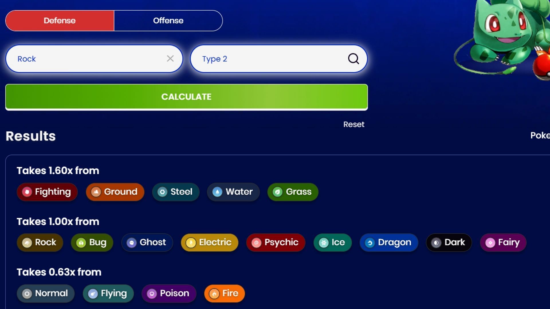 Shadow Regirock&#039;s type matchups (Image via Sportskeeda)