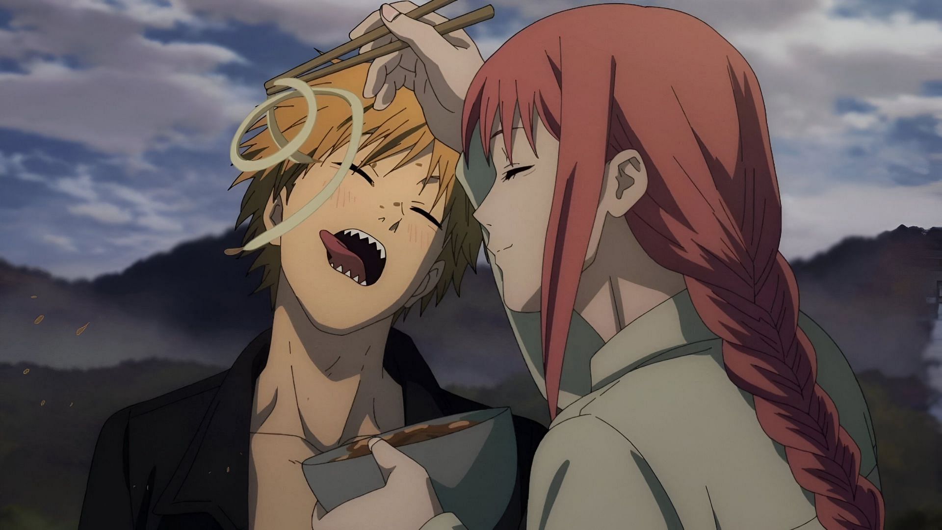 Denji and Makima as seen in the anime (Image via MAPPA)