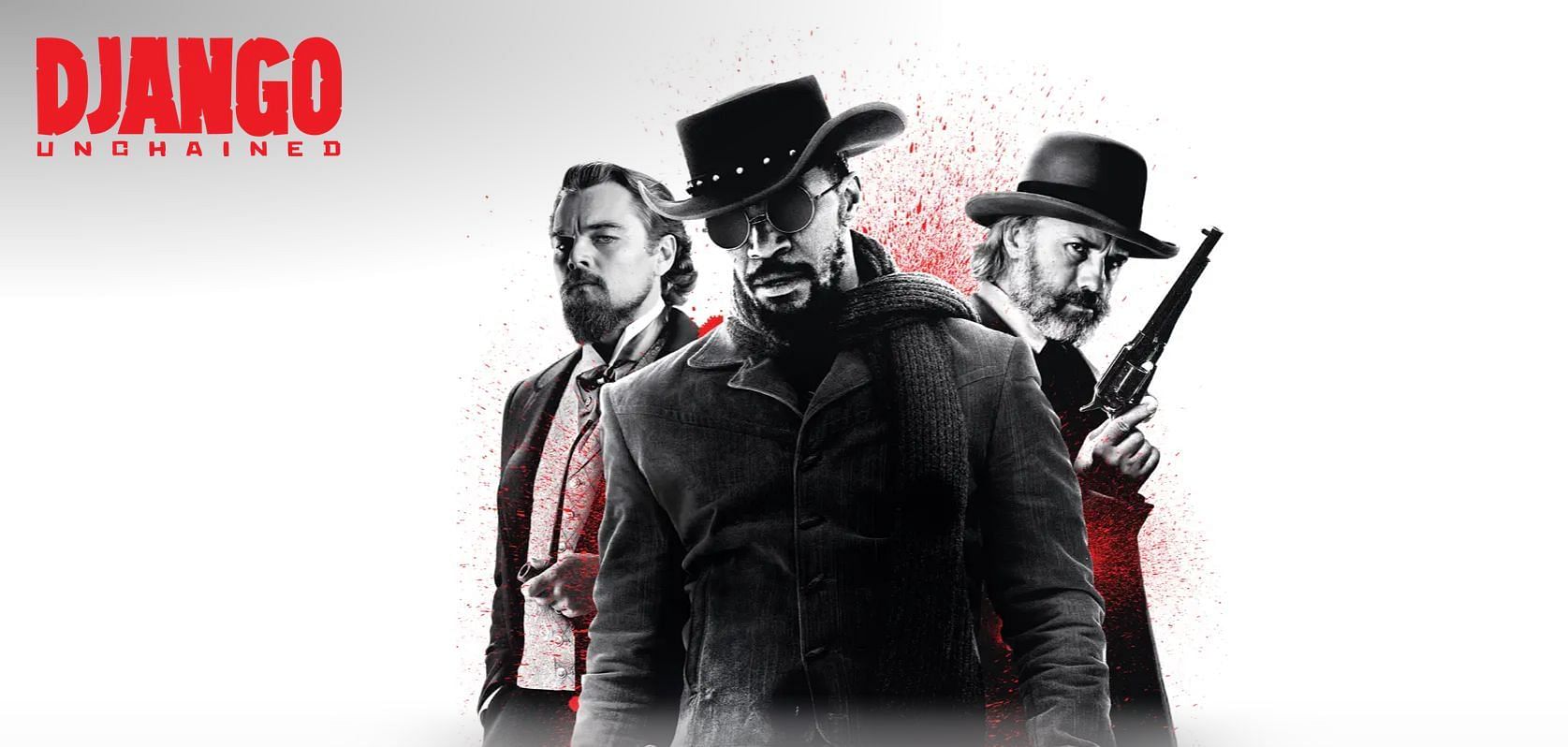 Poster for Django Unchained, an American Western revisionist film. (Image via Apple TV)