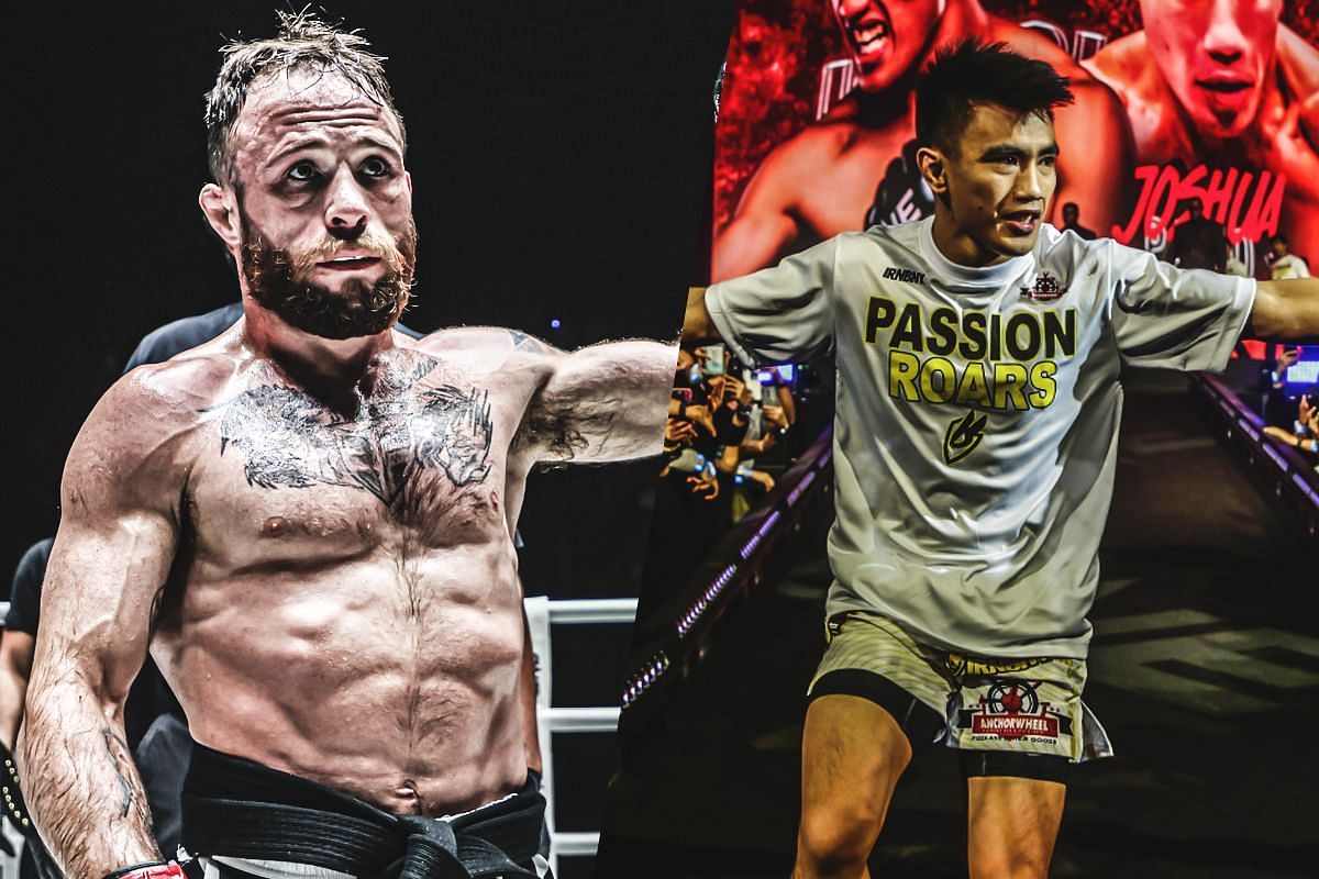 Jarred Brooks (left) and Joshua Pacio (right). [Photos from ONE Championship]