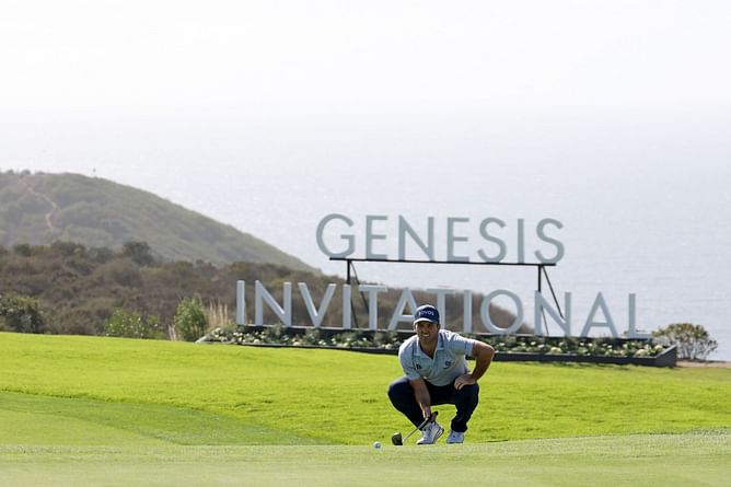 What is the 2025 Genesis Invitational projected cut line?