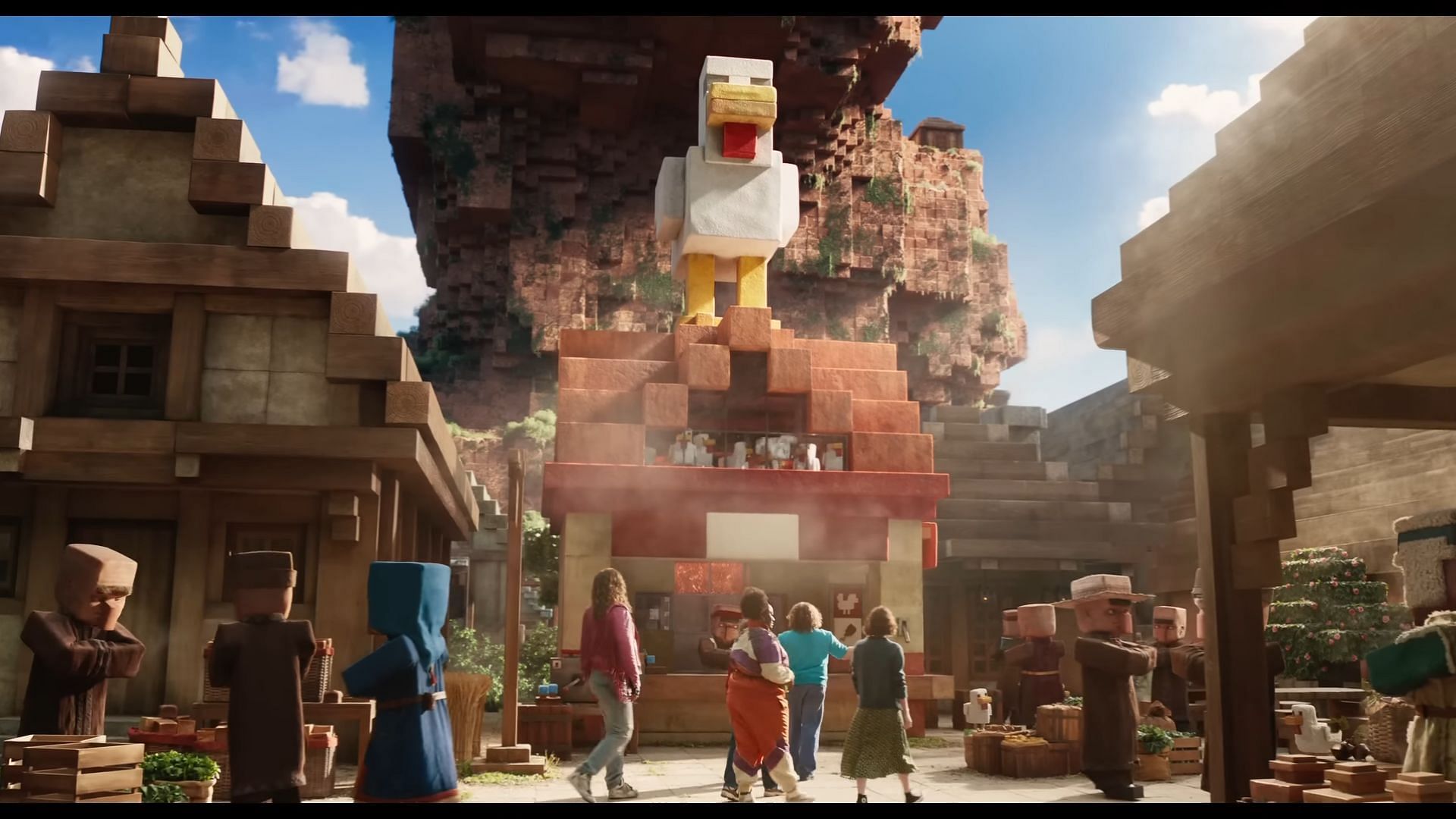 A Minecraft Movie NBA All-Star trailer breakdown